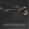 Double Drive Folding Scooter With Wide Tires