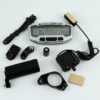 Mountain bike speedometer with blue luminous
