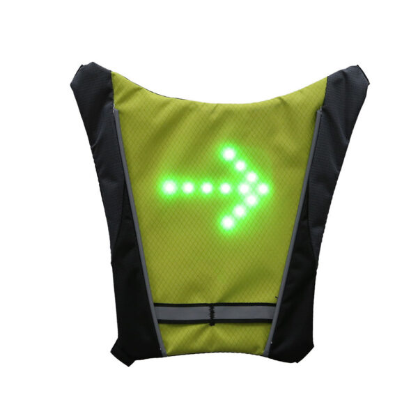 1361682821415.jpg USB Rechargeable Reflective Vest Backpack with LED Turn Signal Light Remote Control Outdoor Sport Safety Bag Gear for Cycling