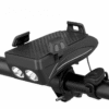 Motorcycle Bicycle Phone Holder Support Charging For Cell Phone With Bike Bell Power Bank Bicycle Front Lamp Flashlight