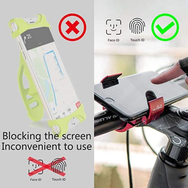 1617340939796.jpg Bike Phone Mount Folding Motorcycle Phone Holder Aluminum Universal Cell Phone Bicycle Stand