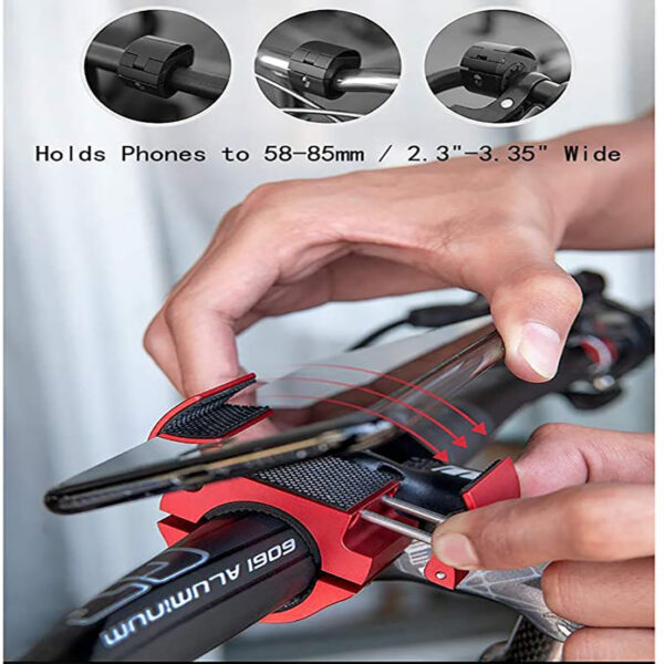 1617341127672.jpg Bike Phone Mount Folding Motorcycle Phone Holder Aluminum Universal Cell Phone Bicycle Stand