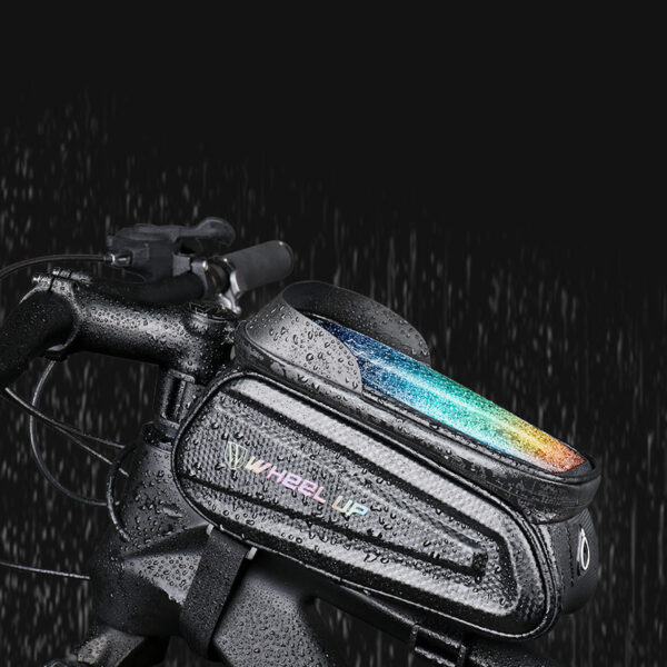 1619661114338.jpg WHEEL UP Hard Shell Bicycle Bag Front Beam Bag Mountain Bike Mobile Phone Touch Screen Upper Tube Bag Saddle Bag Riding Equipment
