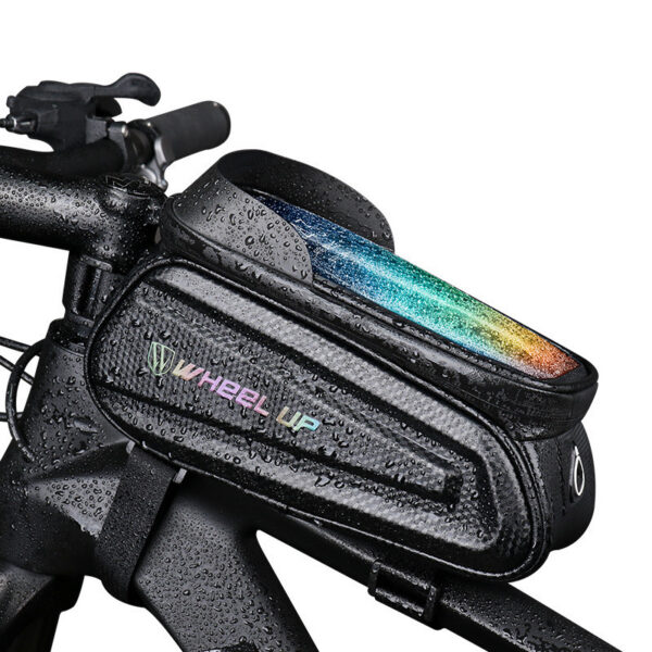 1619661114343.jpg WHEEL UP Hard Shell Bicycle Bag Front Beam Bag Mountain Bike Mobile Phone Touch Screen Upper Tube Bag Saddle Bag Riding Equipment
