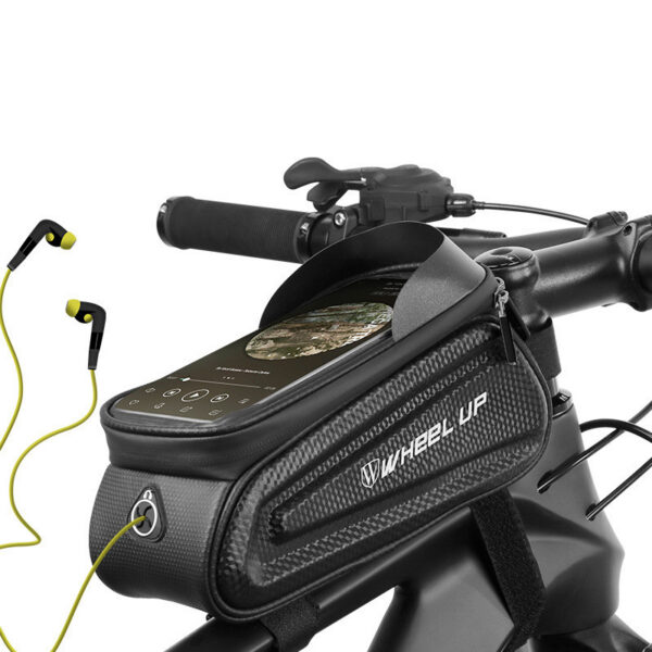 1619661114398.jpg WHEEL UP Hard Shell Bicycle Bag Front Beam Bag Mountain Bike Mobile Phone Touch Screen Upper Tube Bag Saddle Bag Riding Equipment