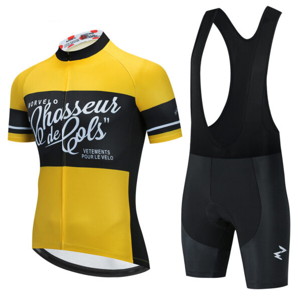 1620277101738.jpg New Summer Short-Sleeved Cycling Jersey Suit Breathable Bicycle Sportswear Uniform Custom Cycling Jersey