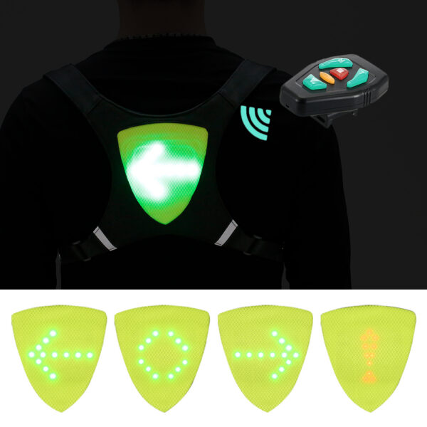 1621563951857.jpg USB Rechargeable Reflective Vest Backpack with LED Turn Signal Light Remote Control Outdoor Sport Safety Bag Gear for Cycling