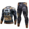 1622596132386.jpg Mens Tracksuit Set D Animal Compression T-Shirt Pants Skin