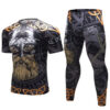 1622596132393.jpg Mens Tracksuit Set D Animal Compression T-Shirt Pants Skin