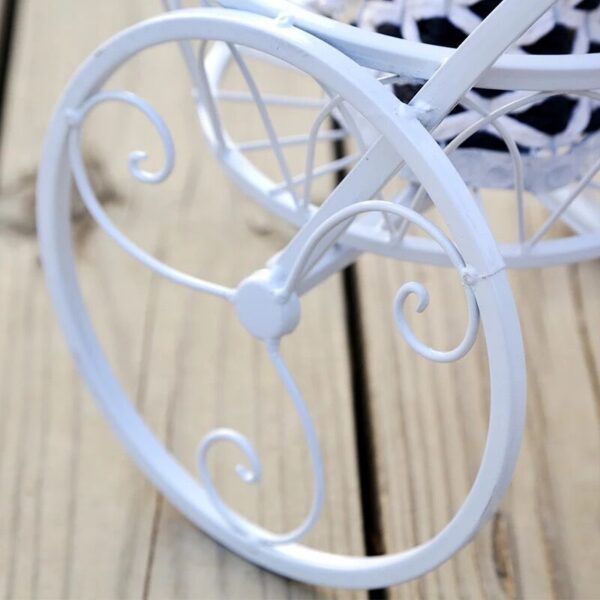 25eb5561-bfb7-44b0-abd0-83b8230b9ab7.jpg Tricycle Plant Stand Flower Pot Cart Holder Ideal For Home Garden And Patio