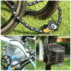 Bicycle electric bicycle chain folding lock