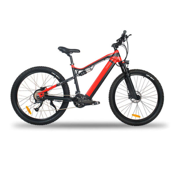 475d0661-9959-46d5-a532-a24c0596a0df.jpg Red 500W Electric Ebike - 27.5 Inch Electric Mountain Bicycle 48V 27 Speed - Bafang Motor
