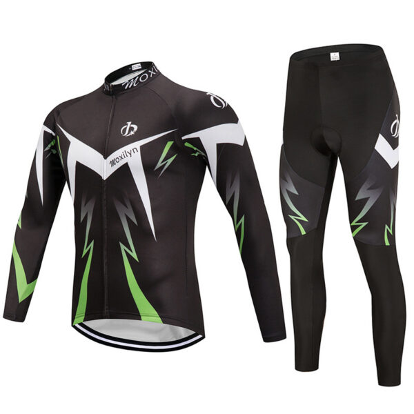 5635615633_463072578.jpg Winter cycling suit long suit custom bicycle fleece long sleeve suit team custom riding suit