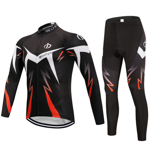 5637137238_463072578.jpg Winter cycling suit long suit custom bicycle fleece long sleeve suit team custom riding suit
