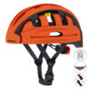 Folding cycling helmet