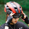 82395b13-e669-4d4e-9abf-7dc10d8c53d1.jpg Cycling Helmet Integrated With Goggles Helmet Mountain Road Bike Helmet Equipment